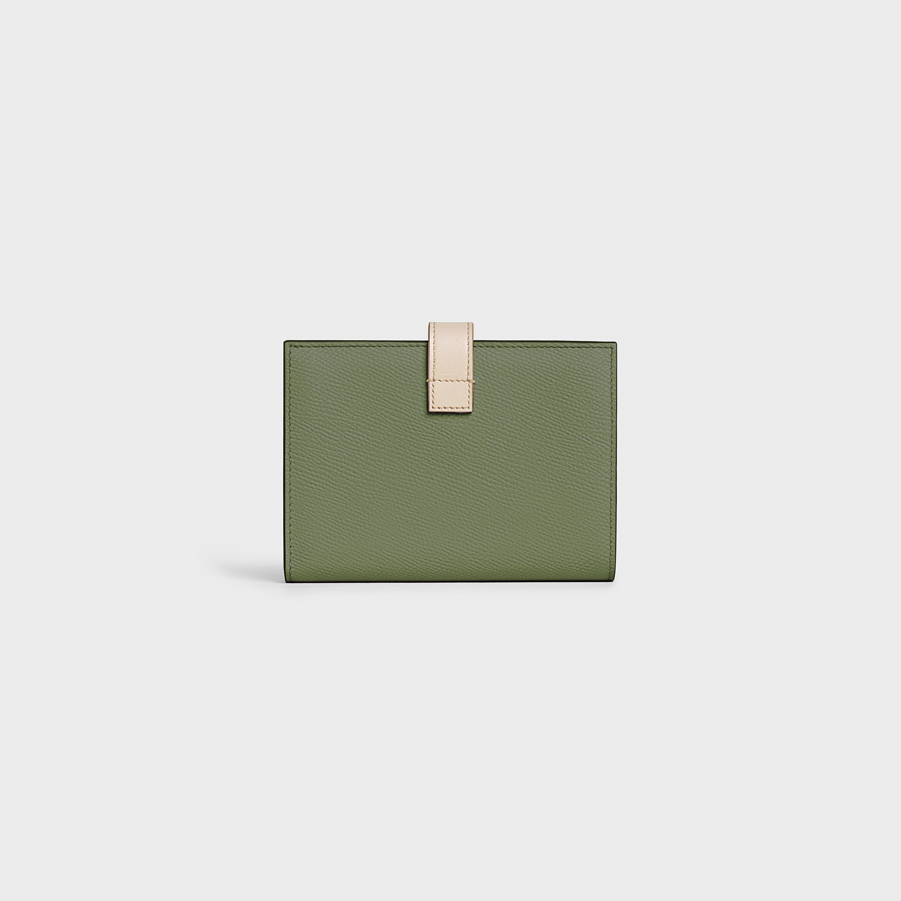 MEDIUM STRAP WALLET IN BICOLOUR GRAINED CALFSKIN - 3