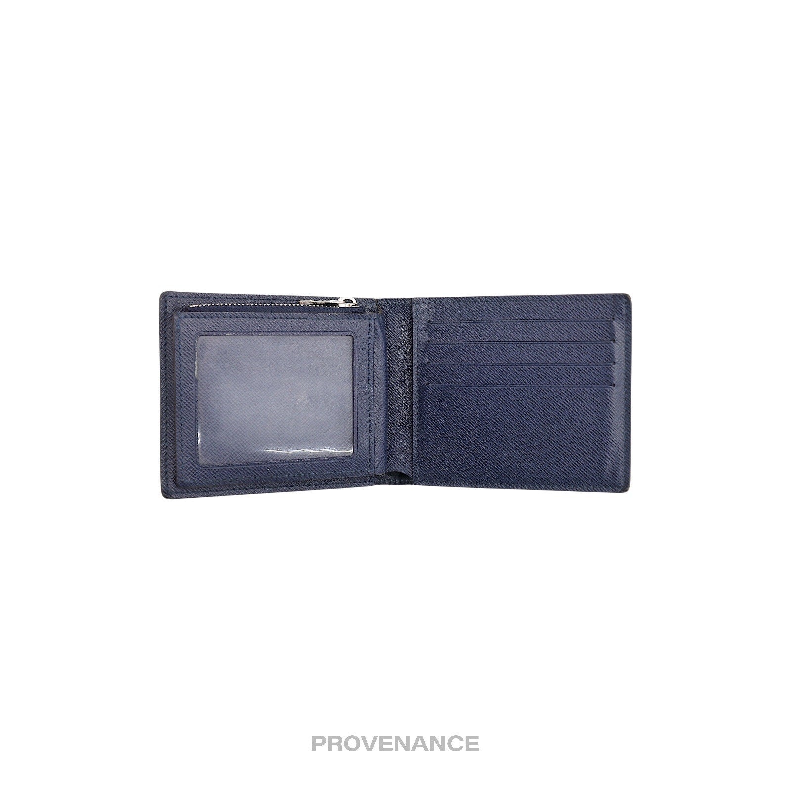Louis Vuitton Amerigo Wallet - Navy Blue Taiga Leather - 9