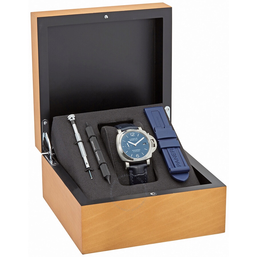 Panerai Luminor Marina Automatic Blue Dial Men's Watch PAM01393 - 6