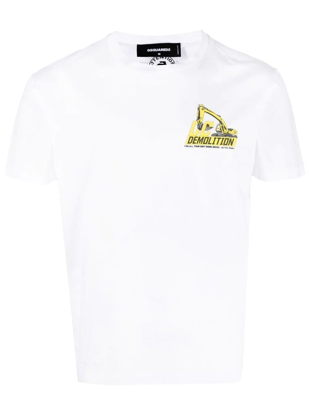 logo-print T-shirt - 1