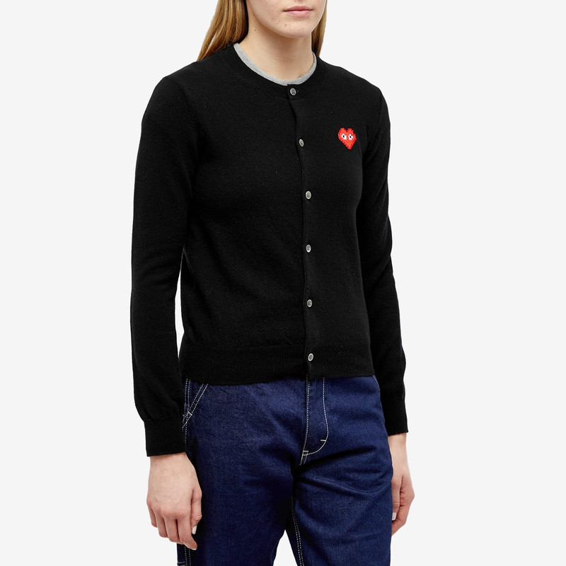 Comme des Garçons PLAY Comme des Garçons Play Invader Heart Cardigan outlook