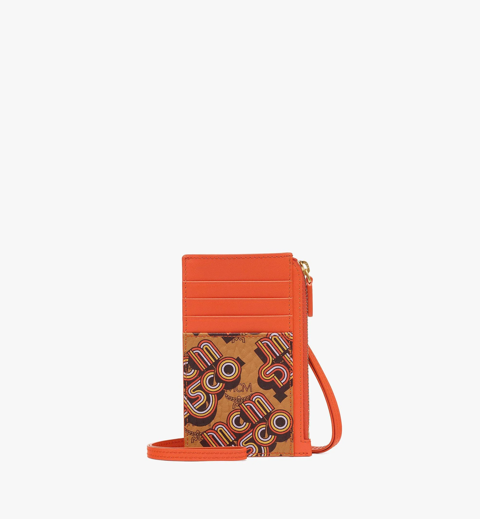 Aren Lanyard Card Holder in Disco Visetos - 1