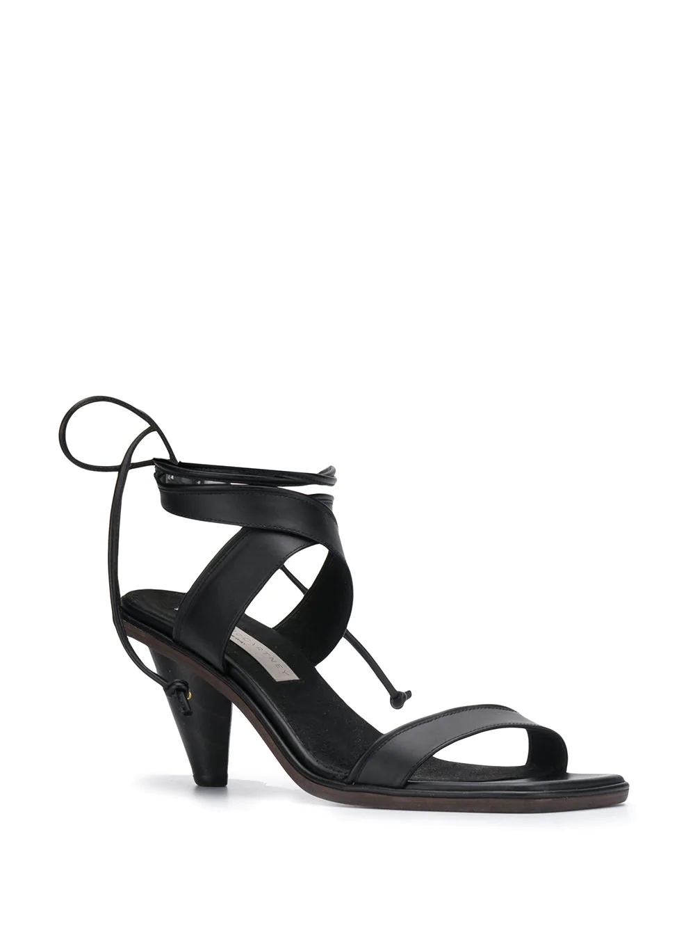 ankle-tie tapered-heel sandals - 2