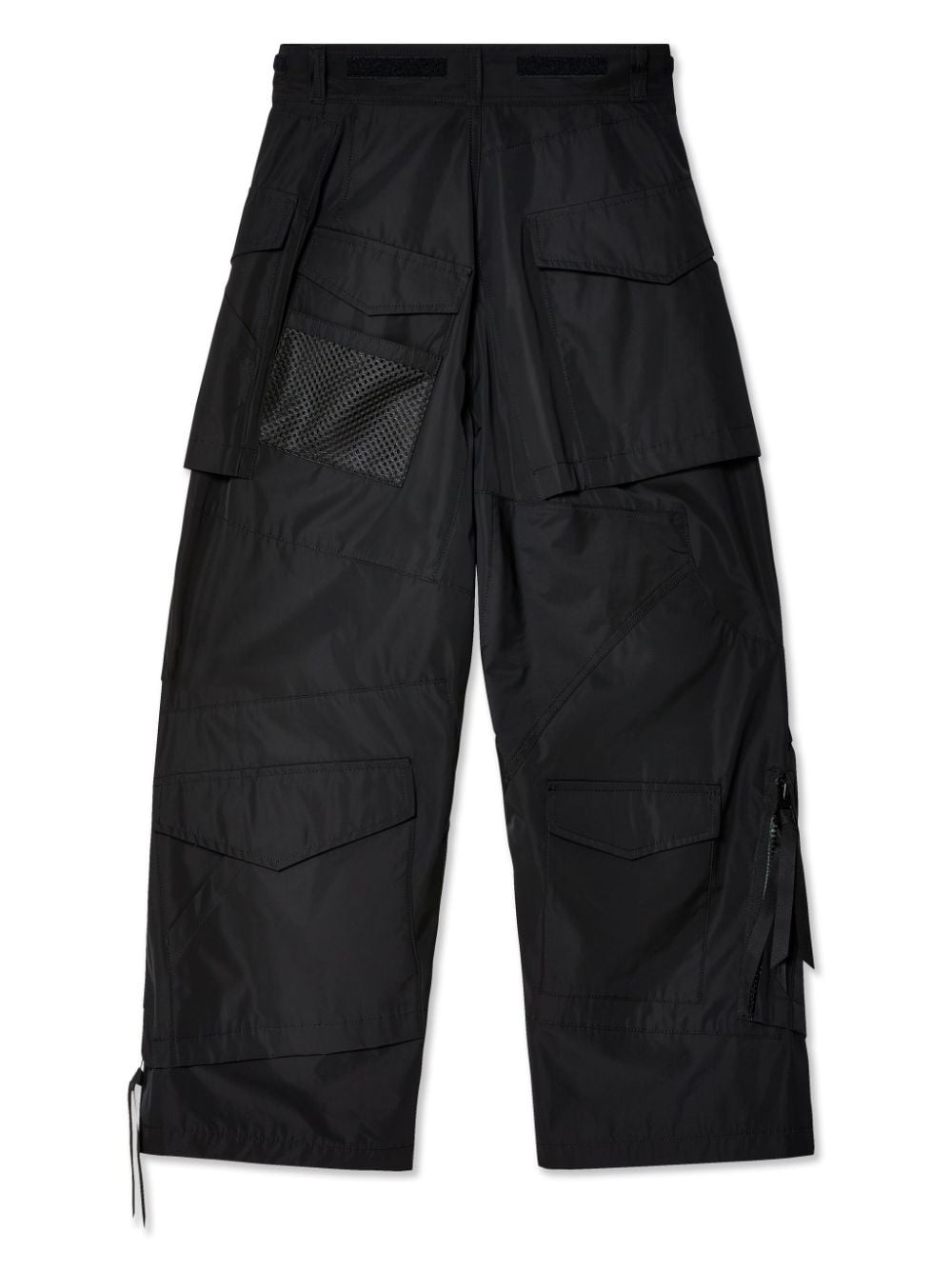 wide-leg cargo trousers - 2