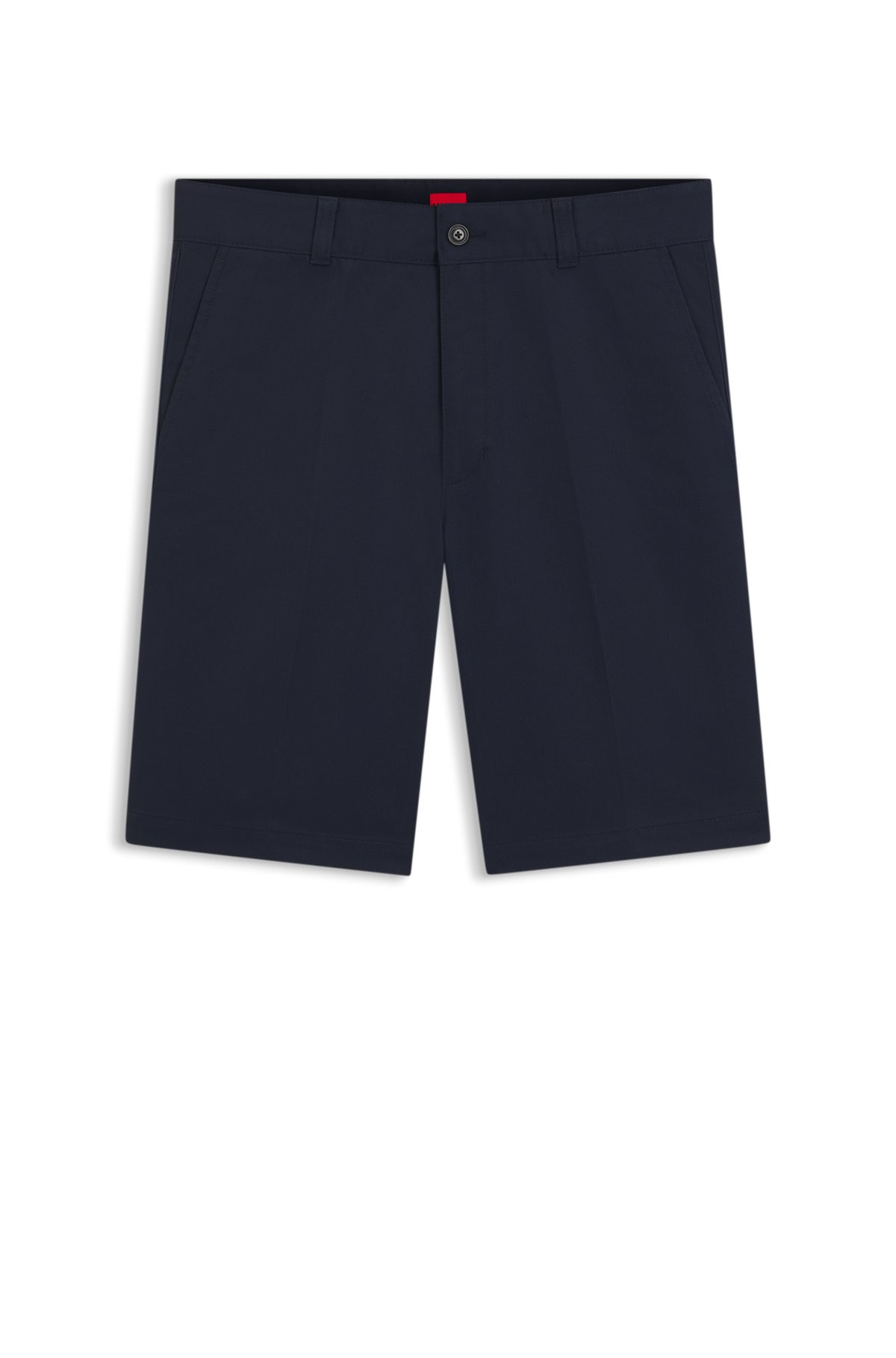 REGULAR-FIT SHORTS WITH SLIM LEG AND BUTTONED POCKETS - 1