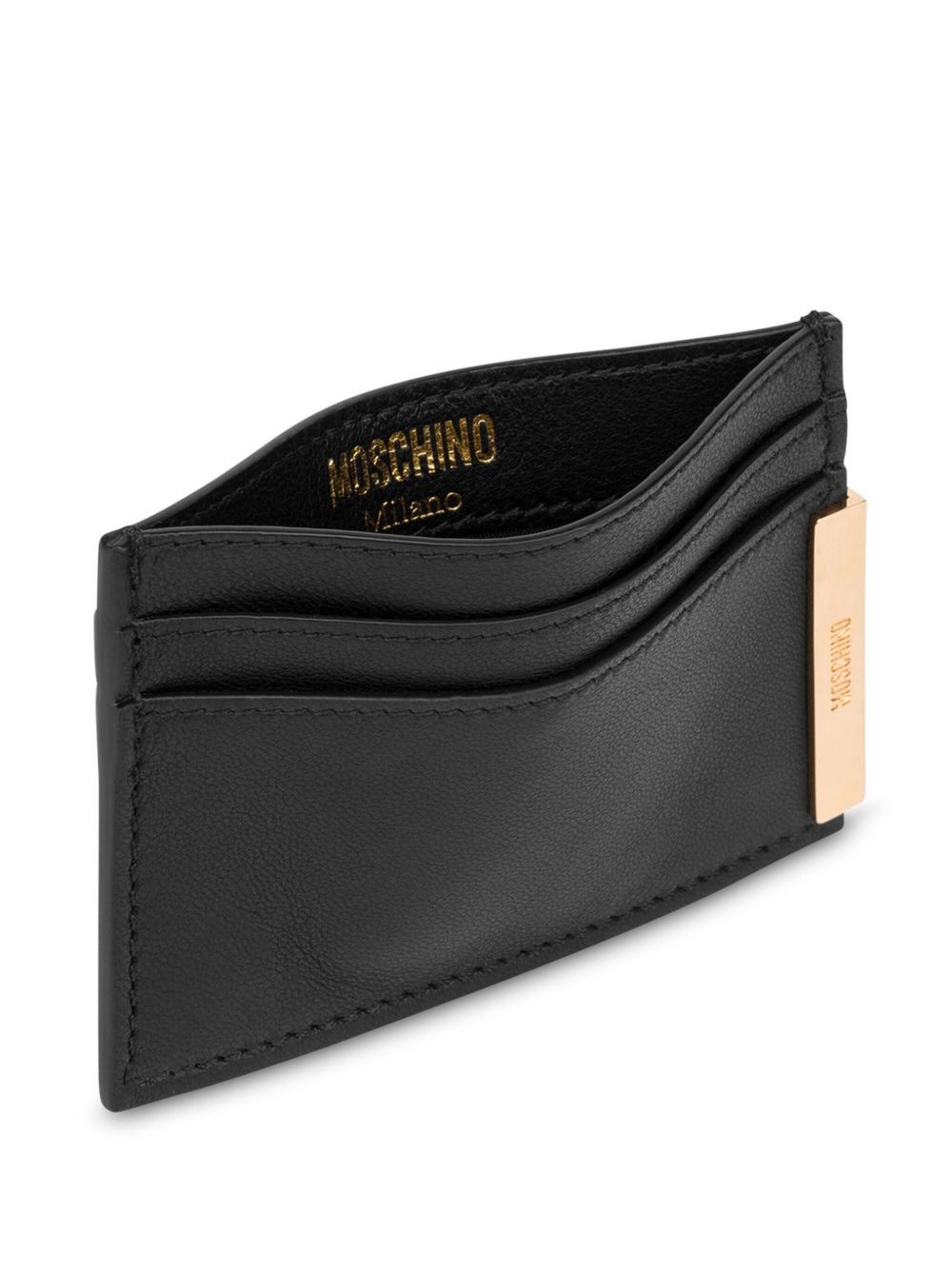 gold-tone plaque detailing wallet - 3