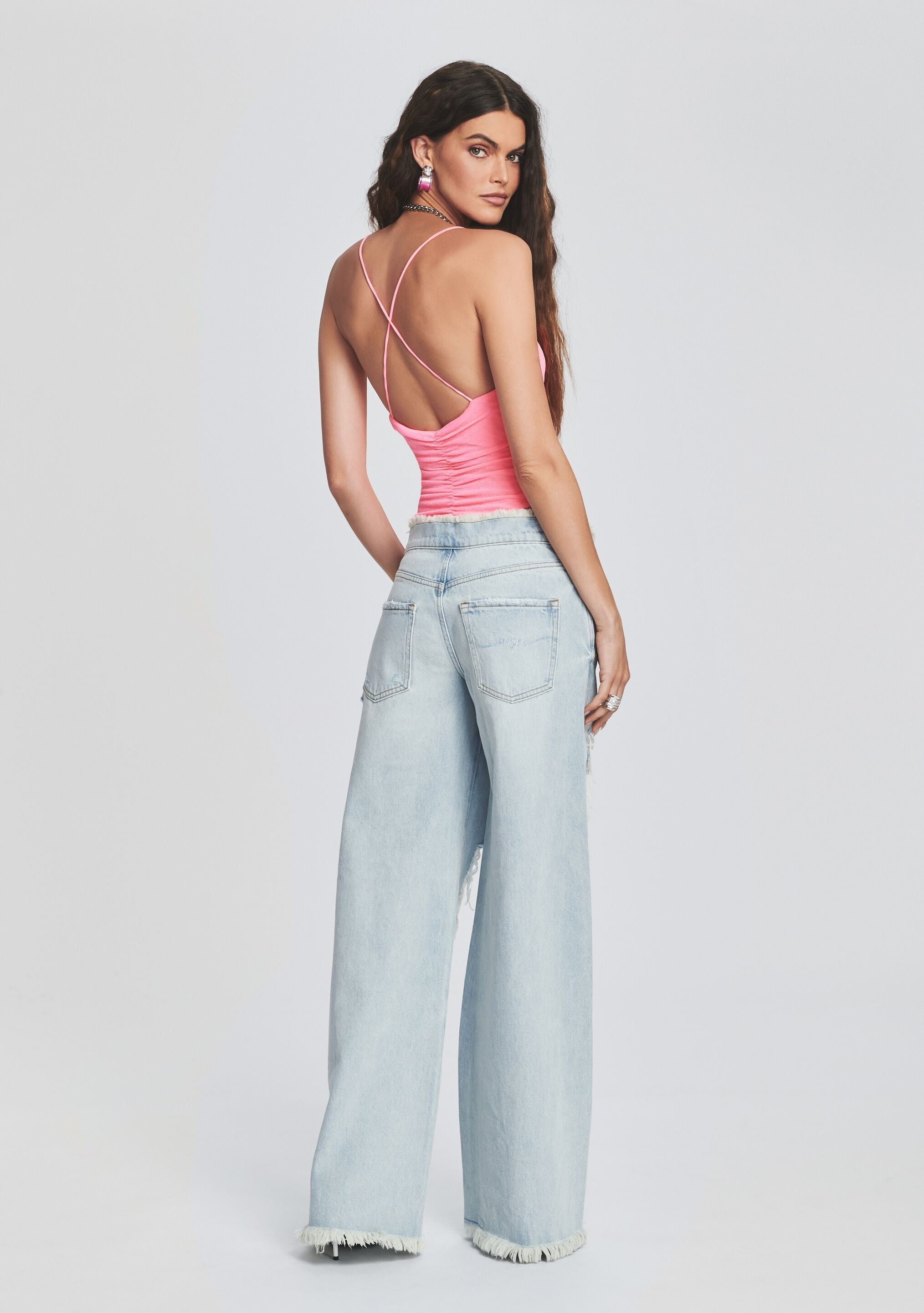 OLLIE WIDE LEG JEAN - 4