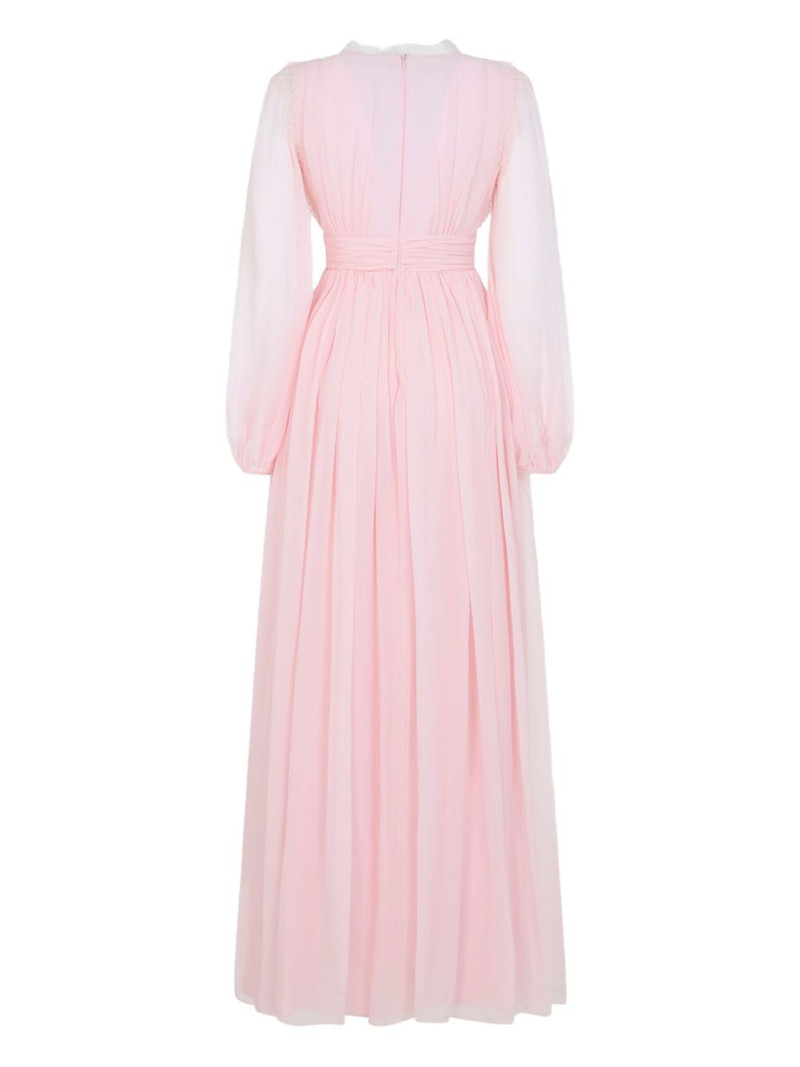 GIAMBATTISTA VALLI lace V-neck maxi dress outlook