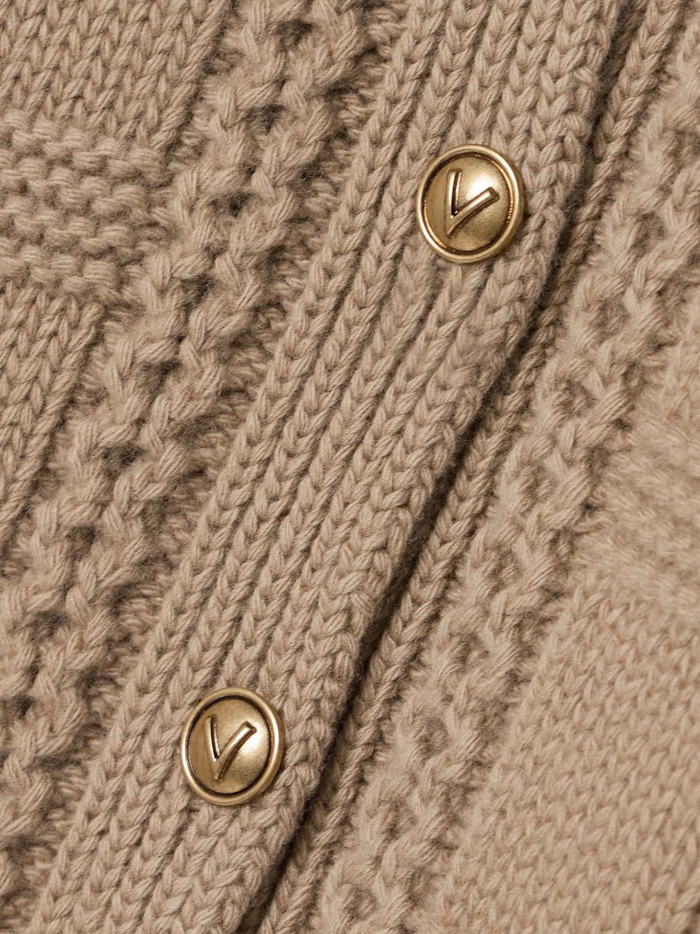Wool cardigan Brown - 5