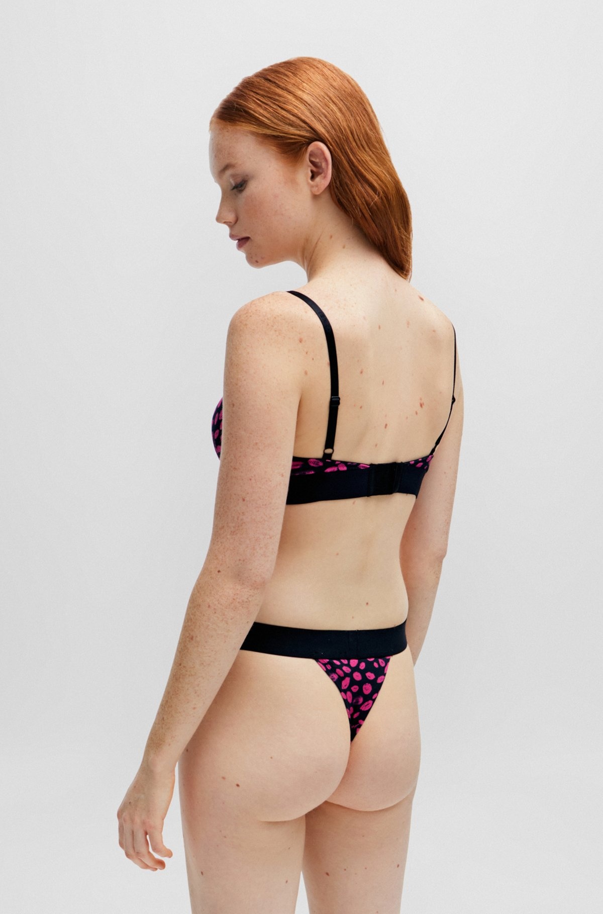 STRETCH-COTTON STRING BRIEFS WITH SEASONAL PATTERN - 4