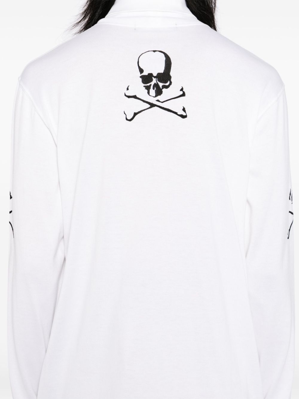 logo embroidery long-sleeves T-shirt - 4