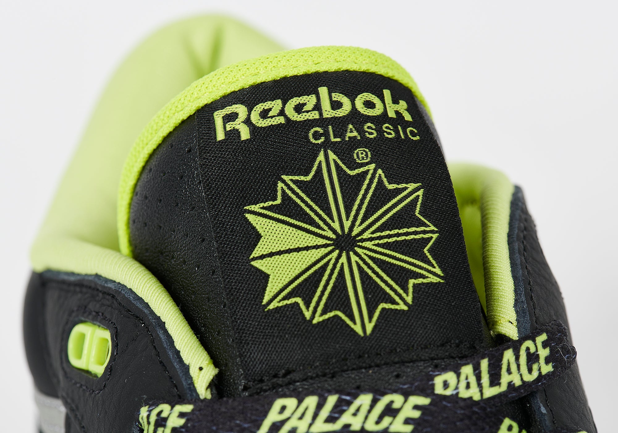 PALACE REEBOK CLUB C MID II REVENGE CORE BLACK / ACID YELLOW / FOOTWEAR WHITE - 6