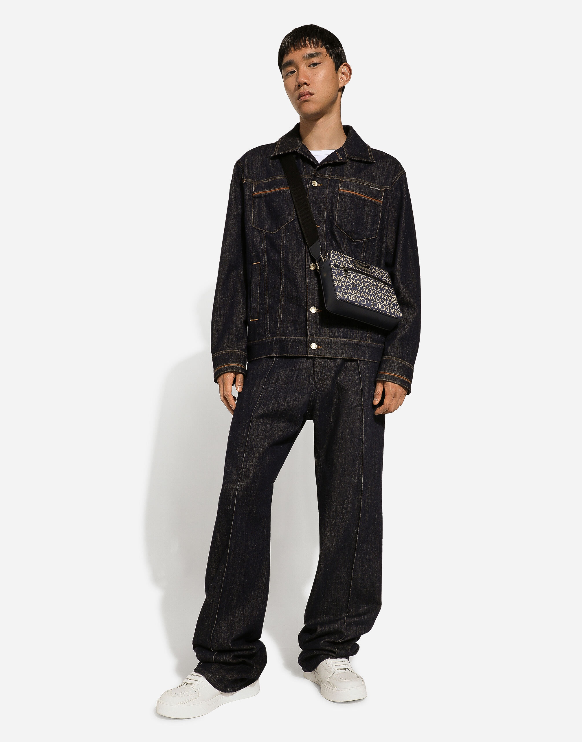 Coated jacquard crossbody bag - 2