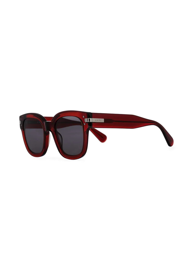 AMIRI logo-plaque translucent sunglasses outlook