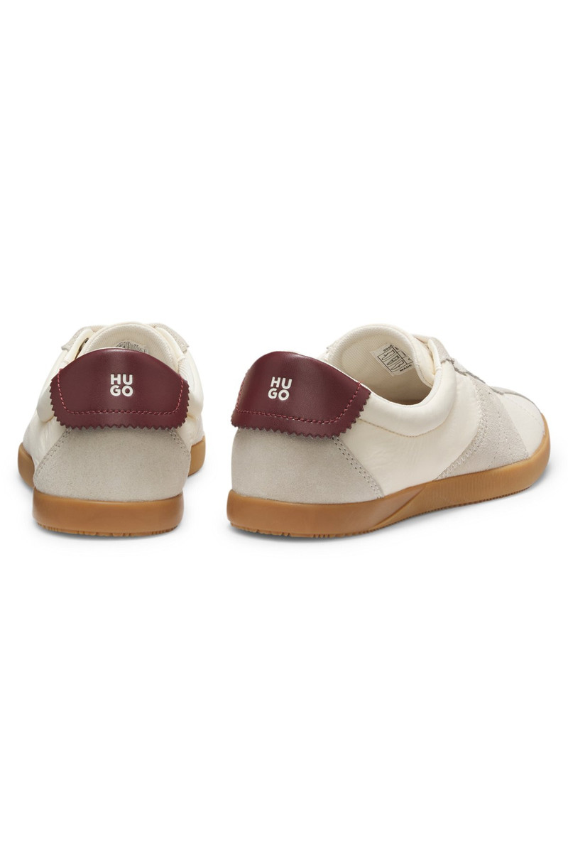 HUGO LOW-TOP SNEAKERS WITH SUEDE TRIMS outlook