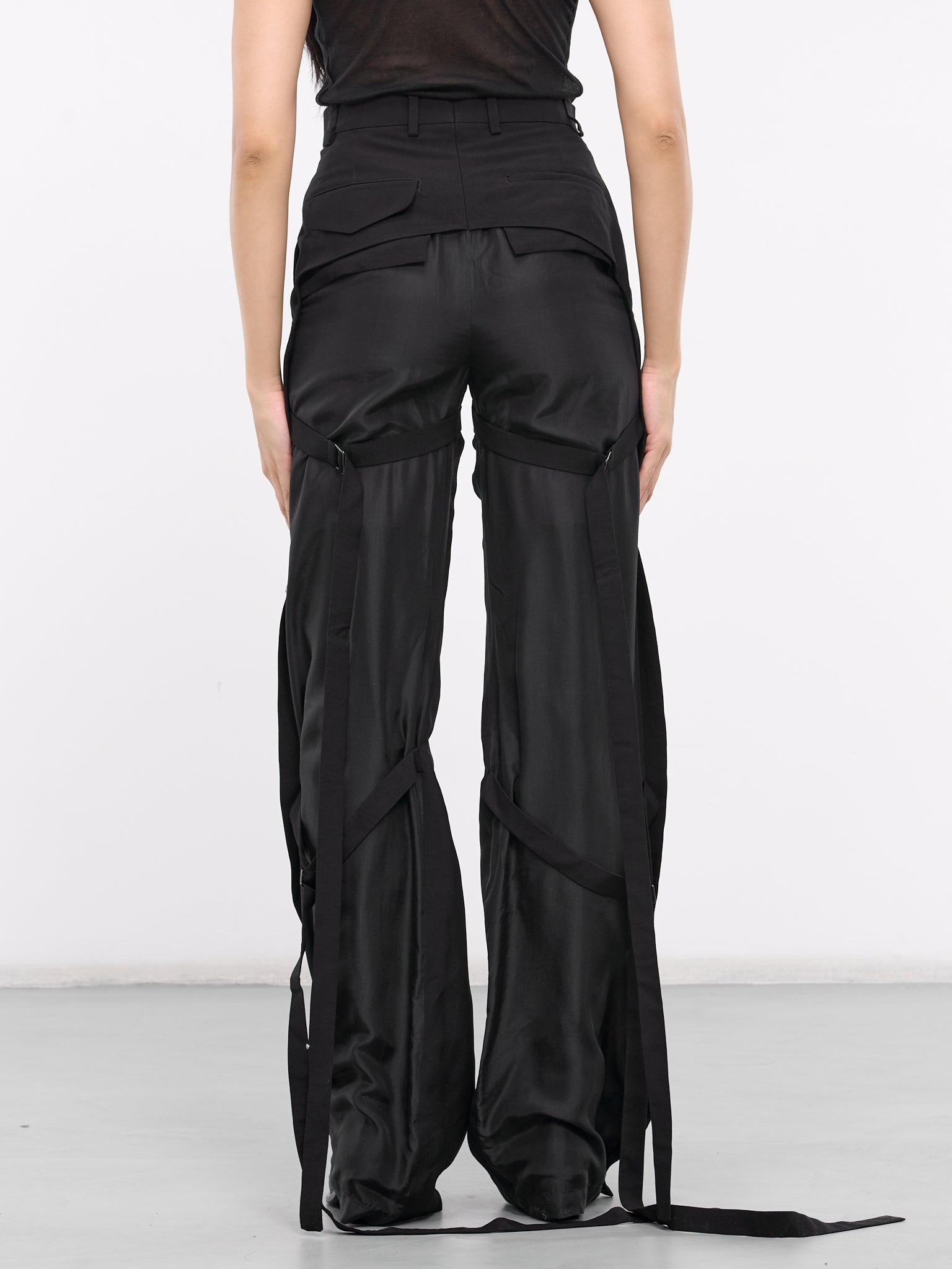 Ann Demeulemeester Aude Double Layer Trousers | hlorenzo