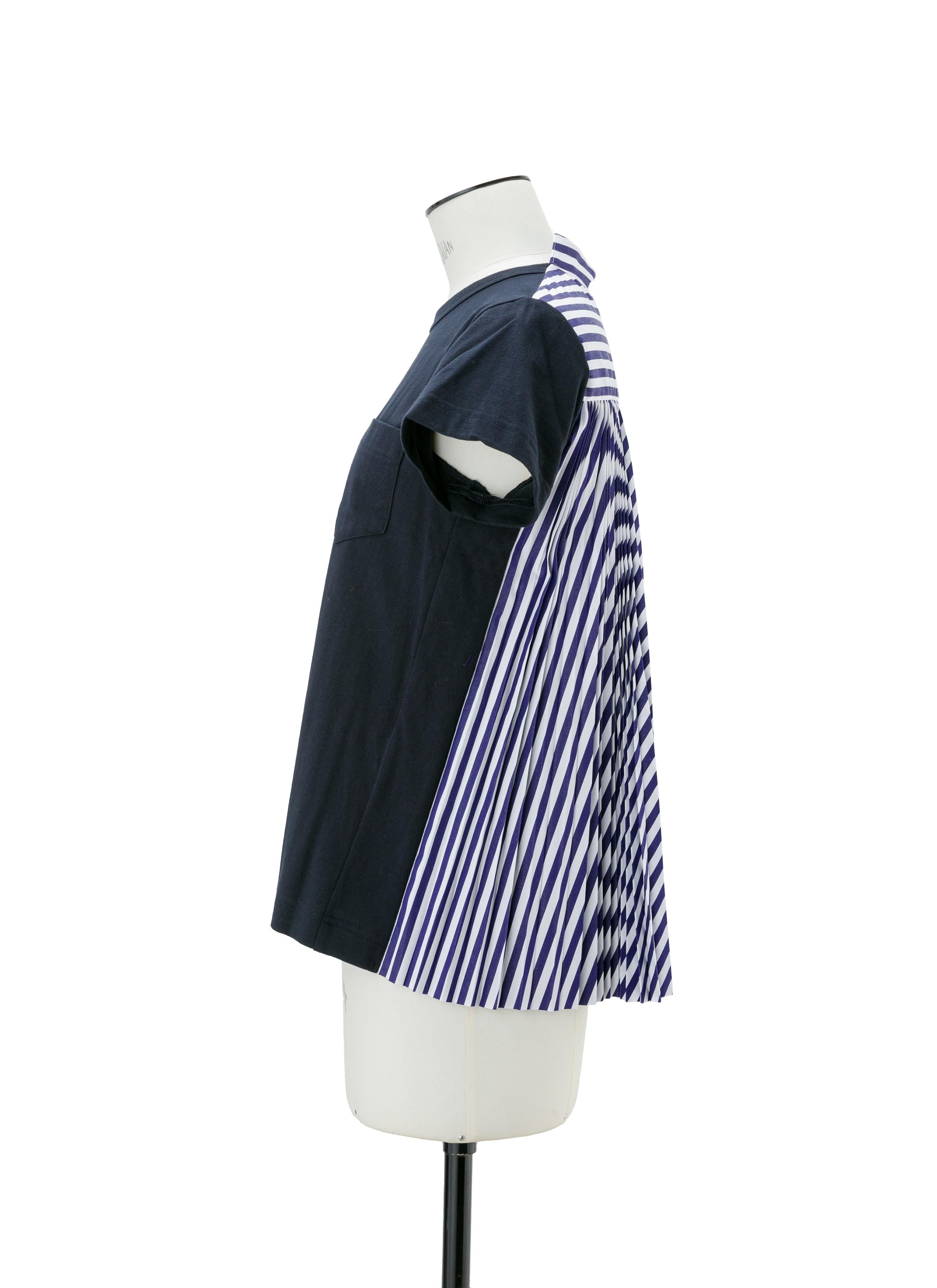 Cotton Poplin x Cotton Jersey T-Shirt - 2