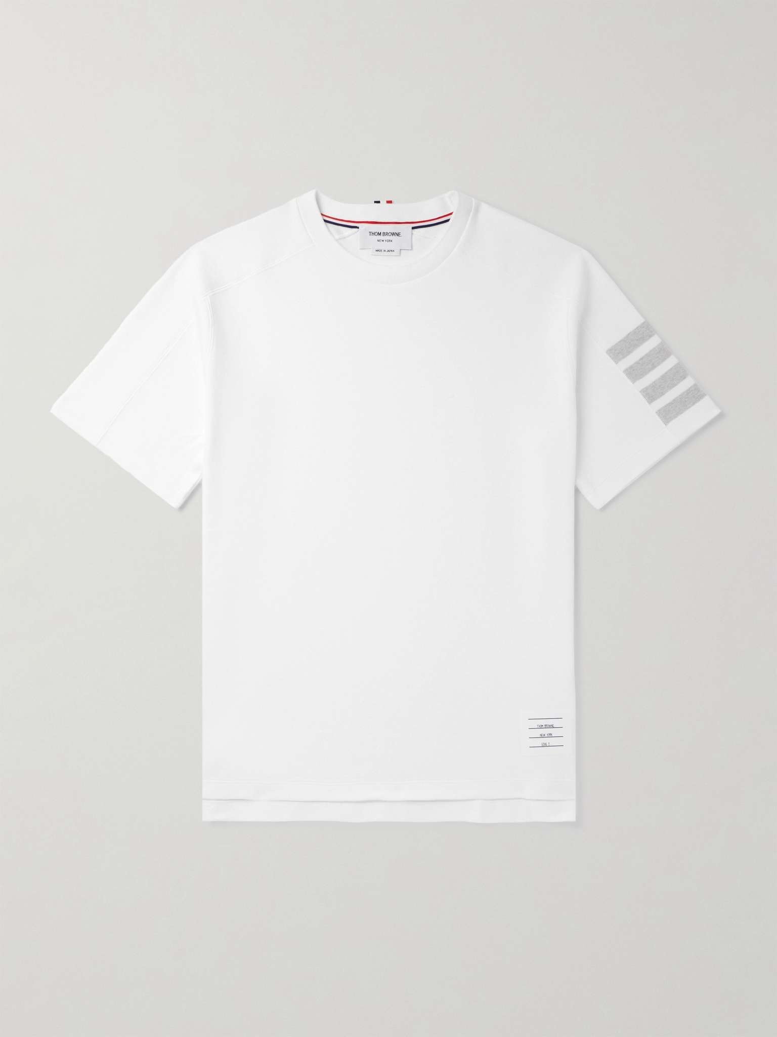Striped Cotton-Jersey T-Shirt - 1