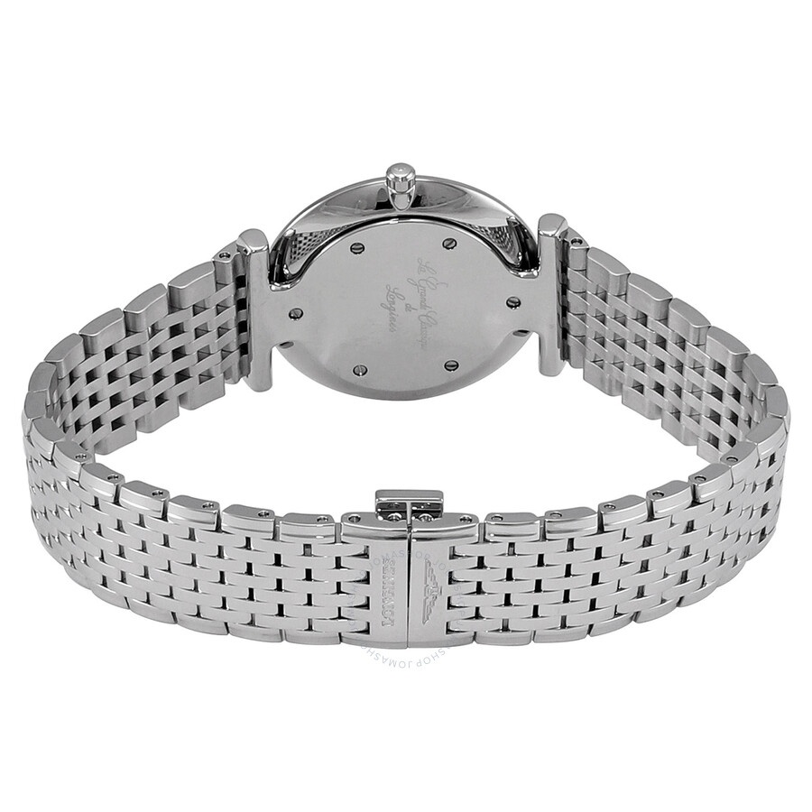 Longines La Grande Classique Quartz Diamond Grey Dial Ladies Watch L45124776 - 3