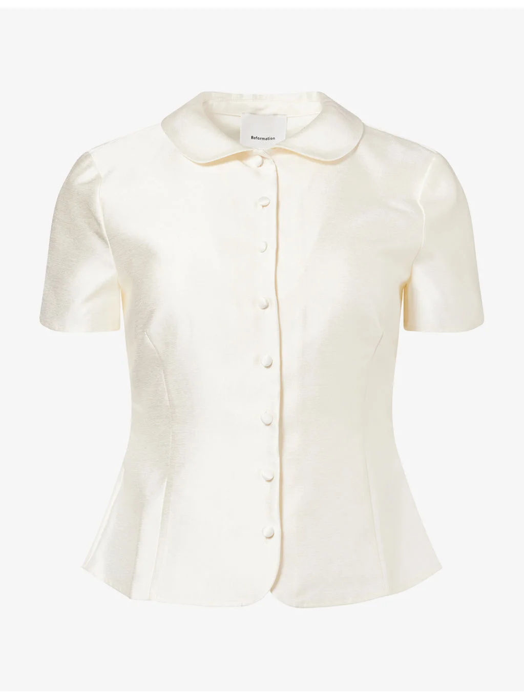 Haleykate Short-Sleeve Woven Top - 1