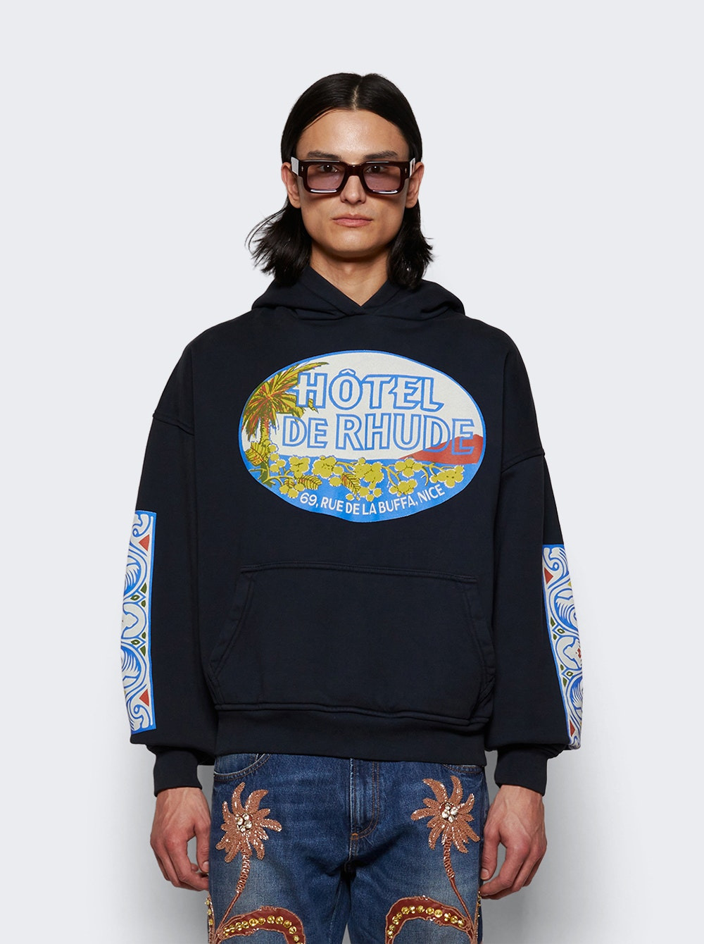 Hotel Hoodie Vintage Black - 2