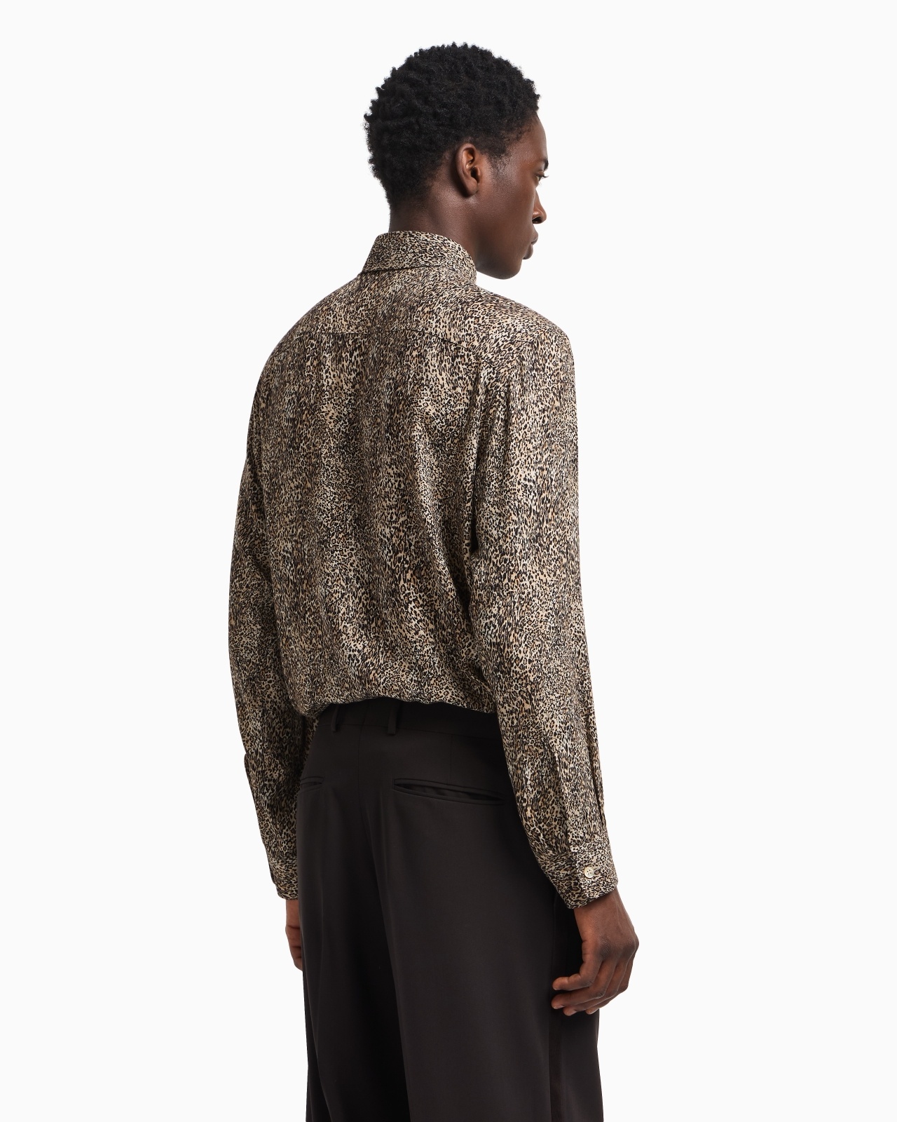 FLUID-FABRIC SHIRT WITH ANIMAL PRINT - 3
