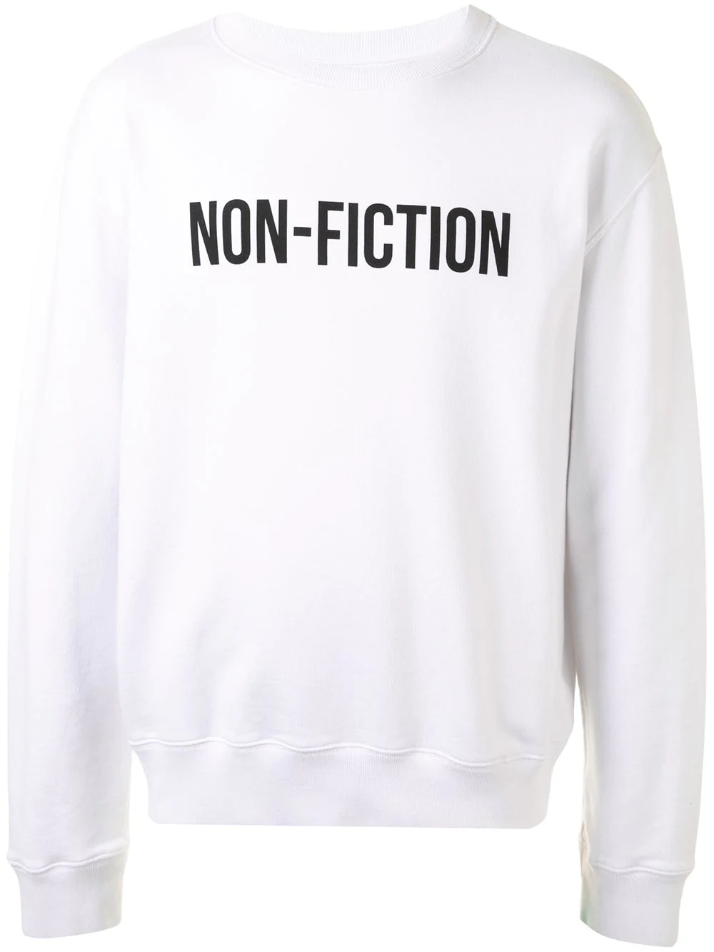 slogan-print sweatshirt - 1