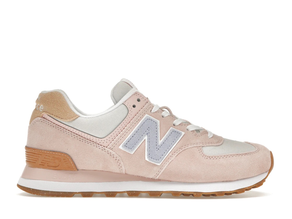 New Balance 574 Pink Blue Orange (W) - 1