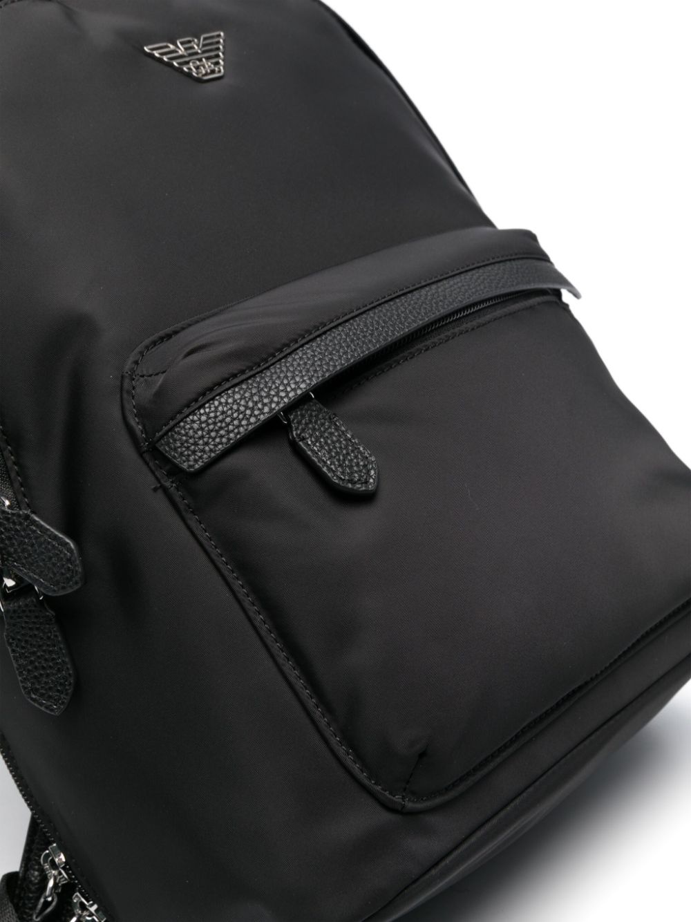 logo-plaque backpack - 4