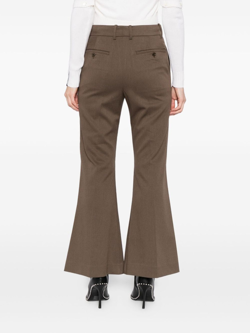 flared basic trousers 4