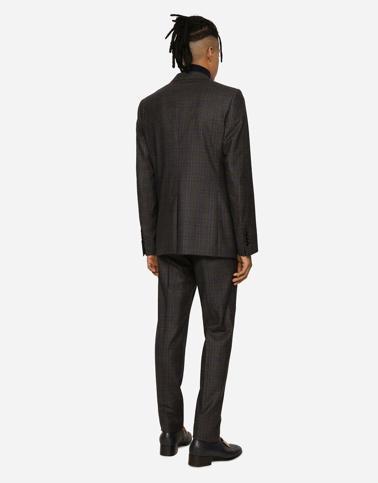 Single-breasted glen plaid Martini-fit jacket - 3