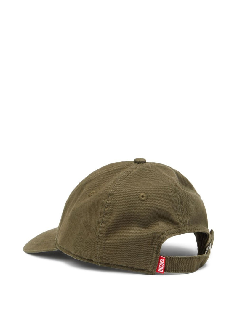 Diesel logo-embroidered baseball cap outlook