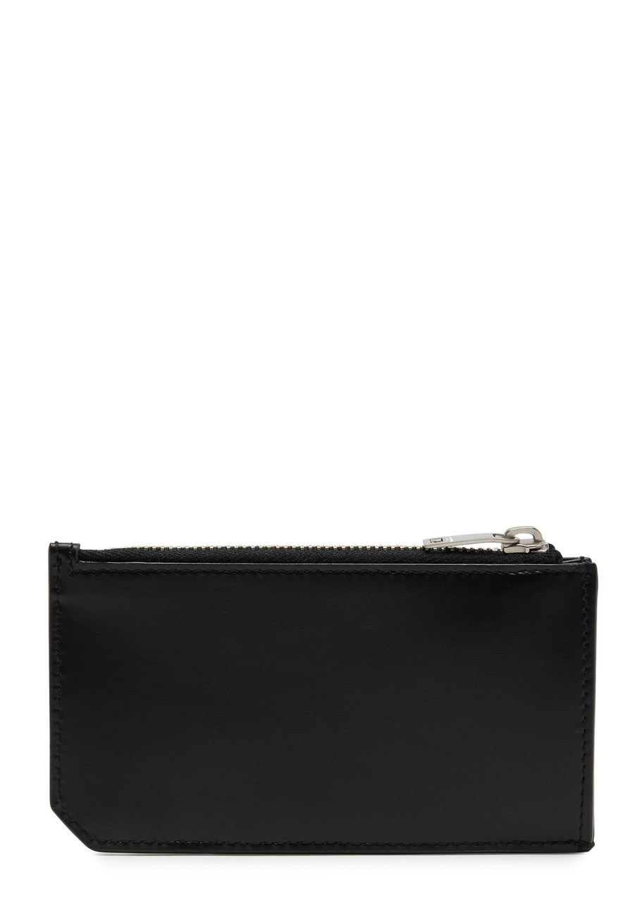 Saint Laurent Cassandre Leather Card Holder - 2