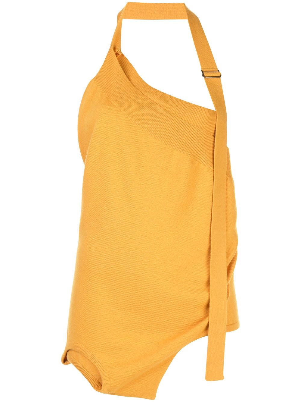 asymmetric halterneck top - 1