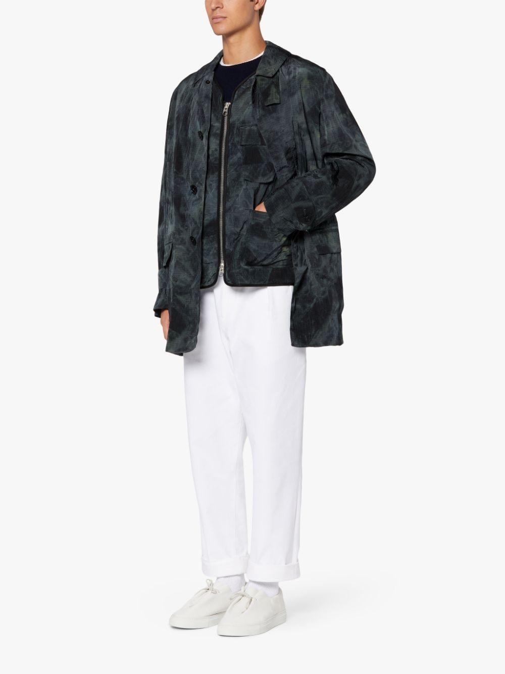 GENERAL TIE DYE NYLON GILET | GQM-211 - 4