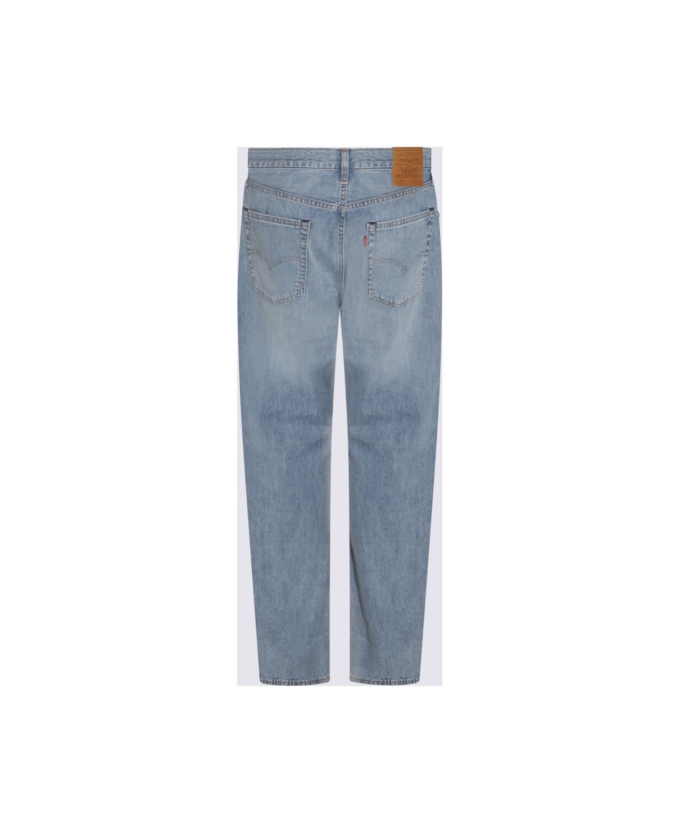 Blue Cotton Jeans - 2