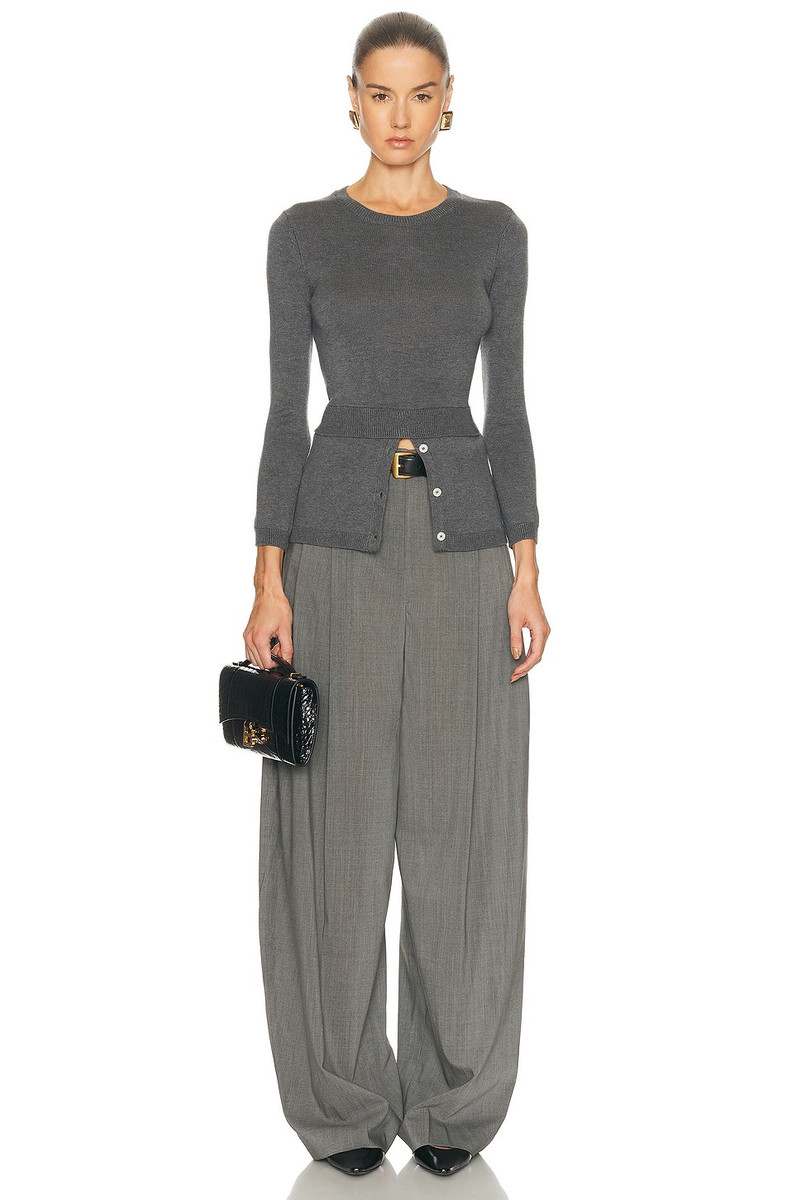 MATTHEW BRUCH Layered Long Sleeve Sweater outlook
