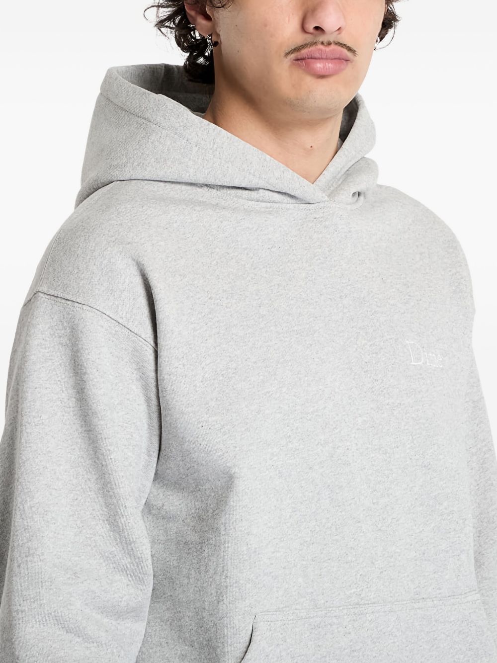 logo-embroidered hoodie - 7