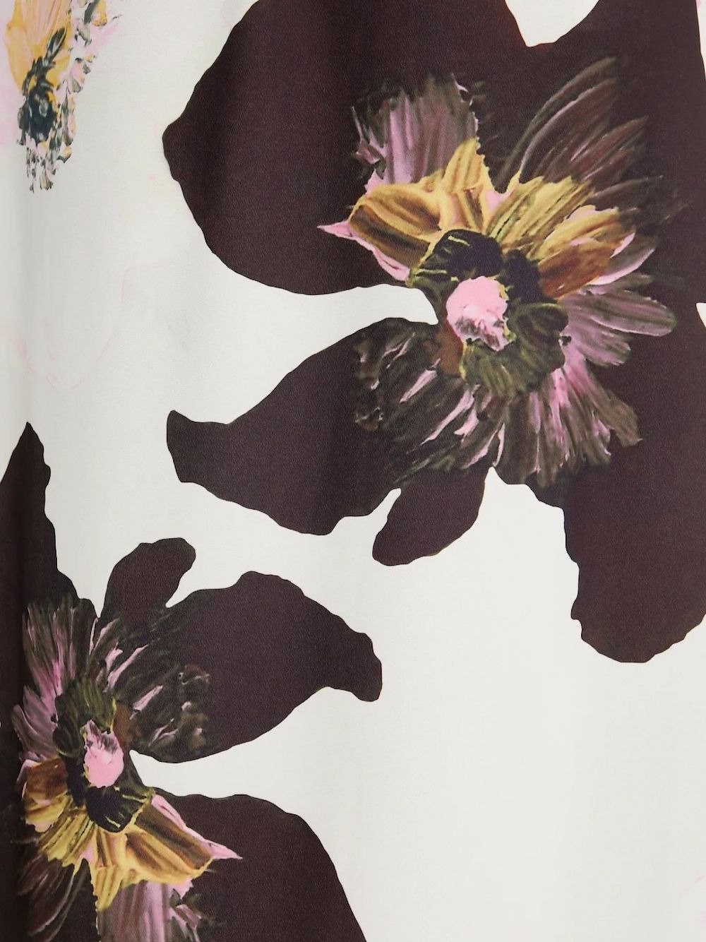 off-shoulder floral print maxi dress - 5