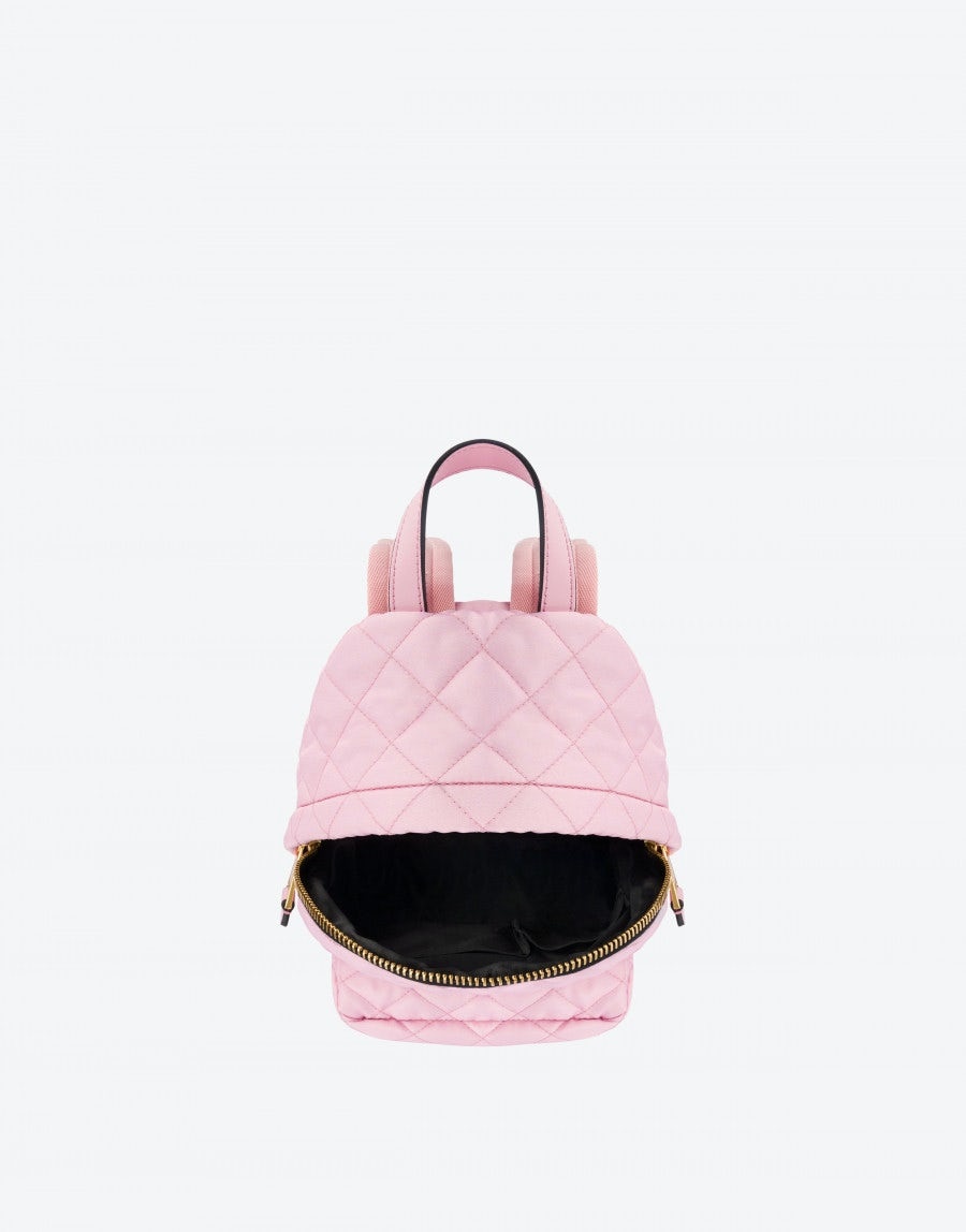 QUILTED NYLON BACKPACK - 3