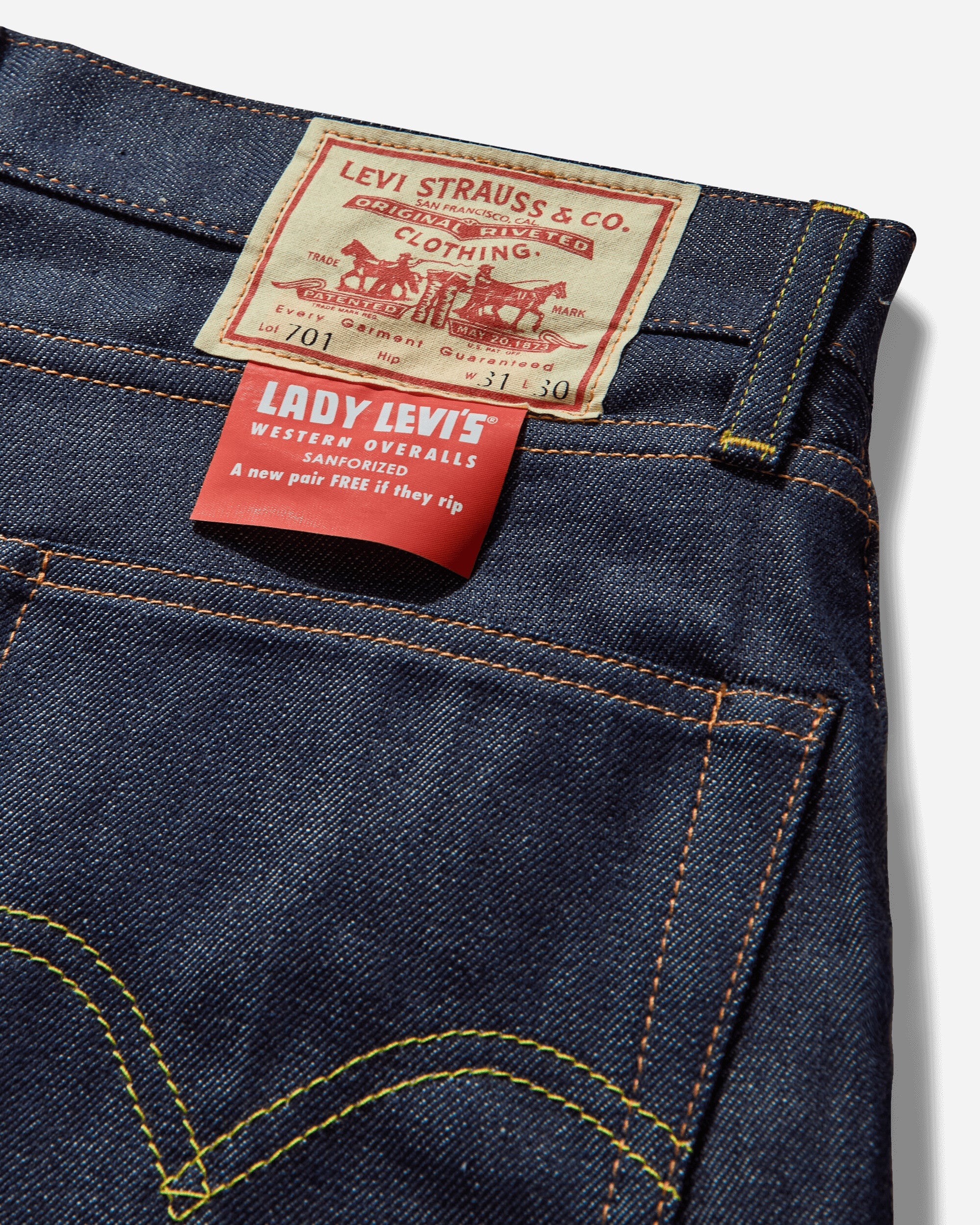 Women's 1950s 701 Jeans Indigo - 4