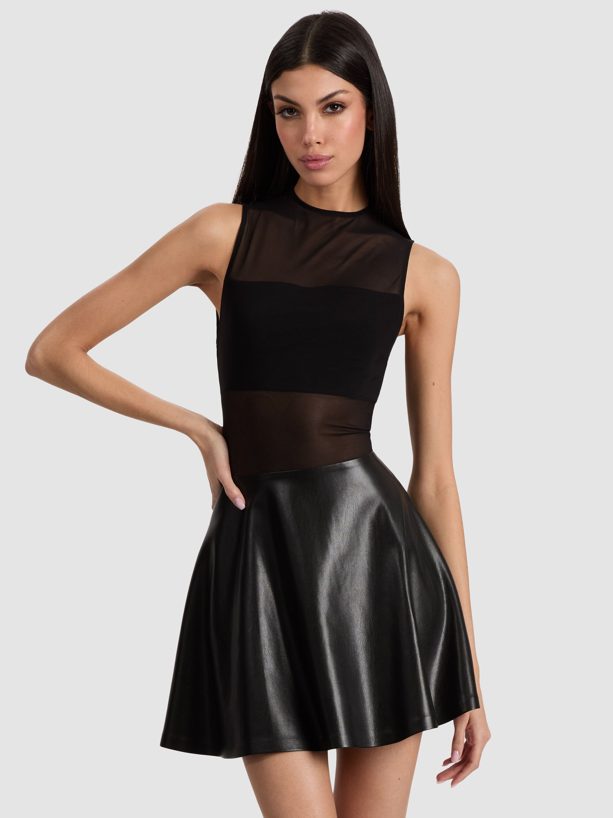 CHARA DROP WAIST MINI DRESS - 5