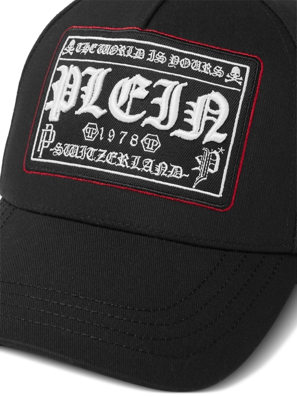 logo-embroidered cap - 3