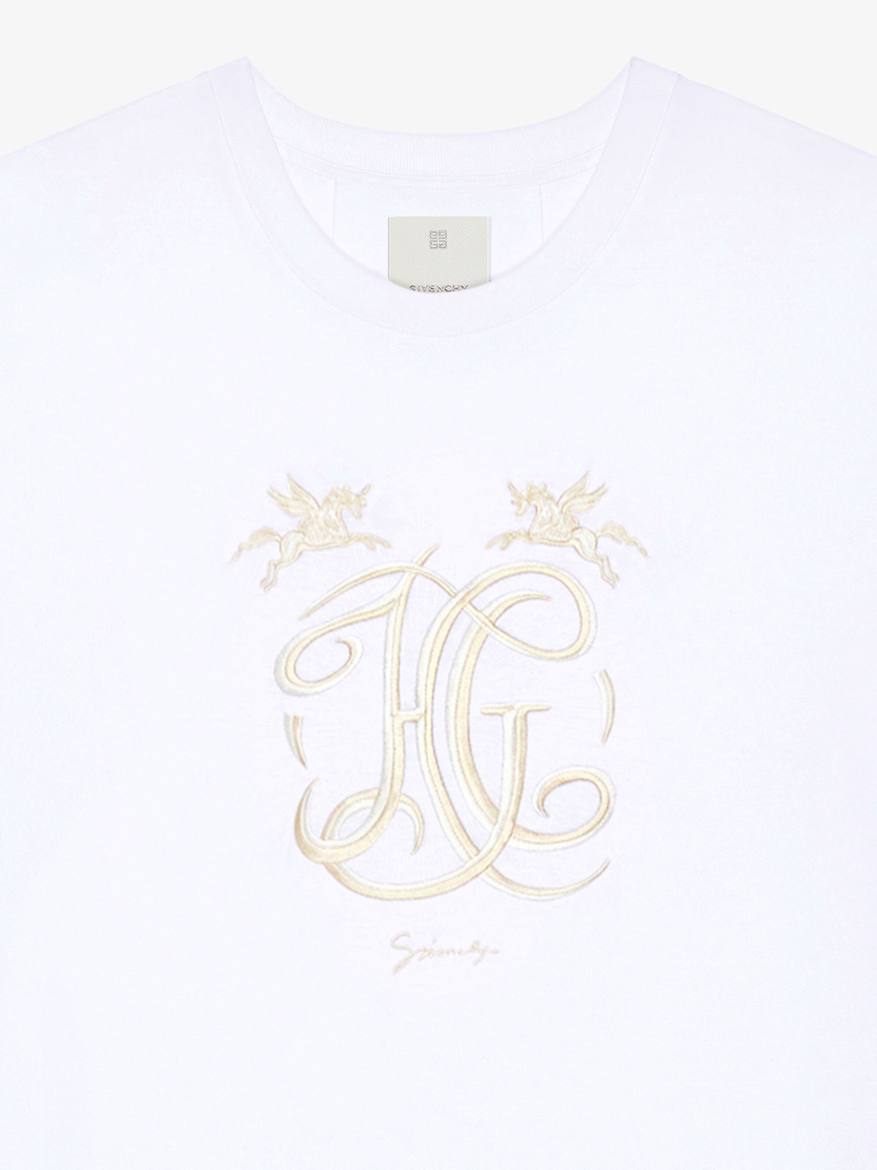 T-SHIRT IN COTTON WITH HG EMBROIDERY - 4