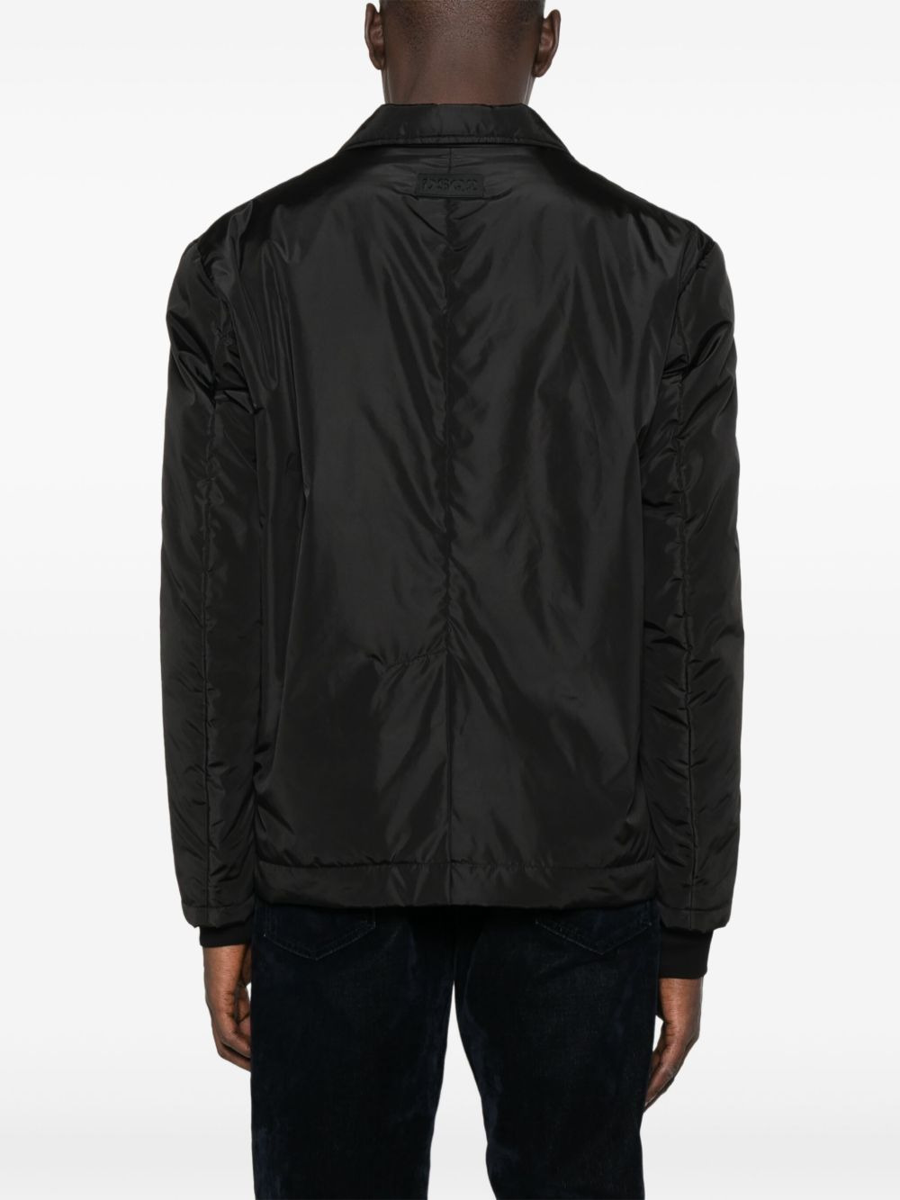 flap-pocket buttoned jacket - 4