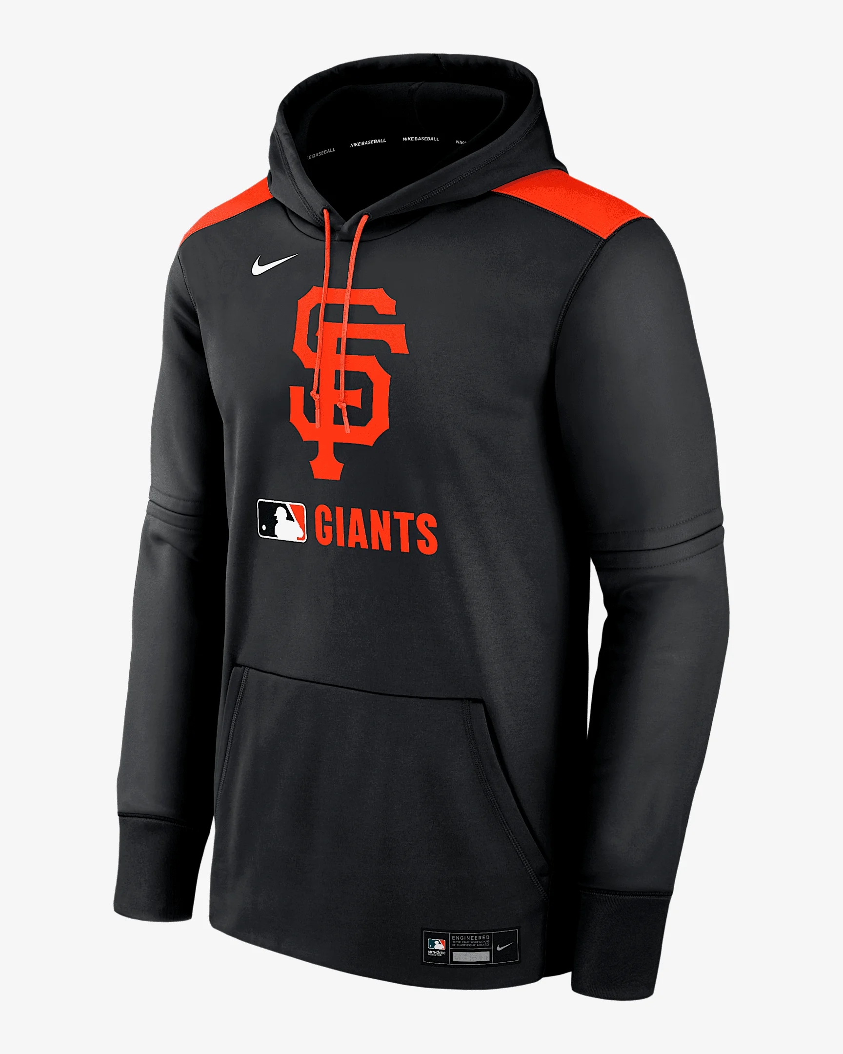 San Francisco Giants Authentic Collection Men's Nike Therma MLB Pullover Hoodie - 1