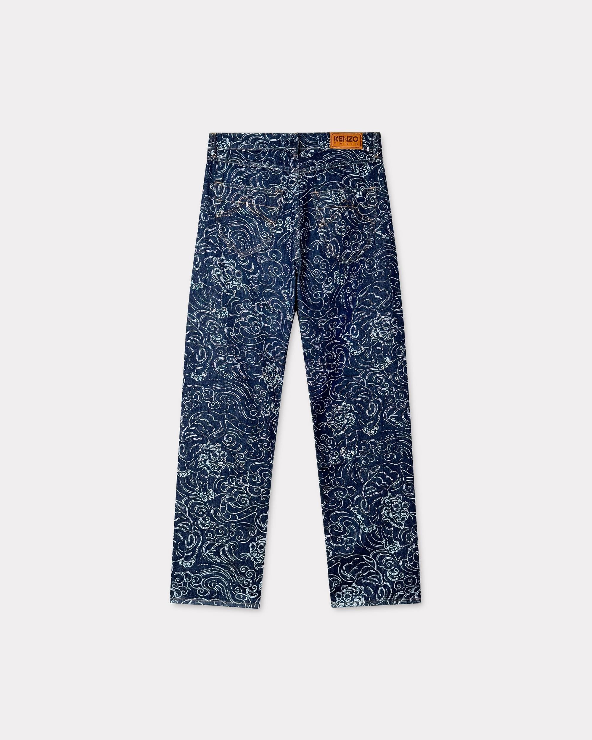 'KENZO Star Tiger' ASAGAO straight jeans in japanese denim - 2