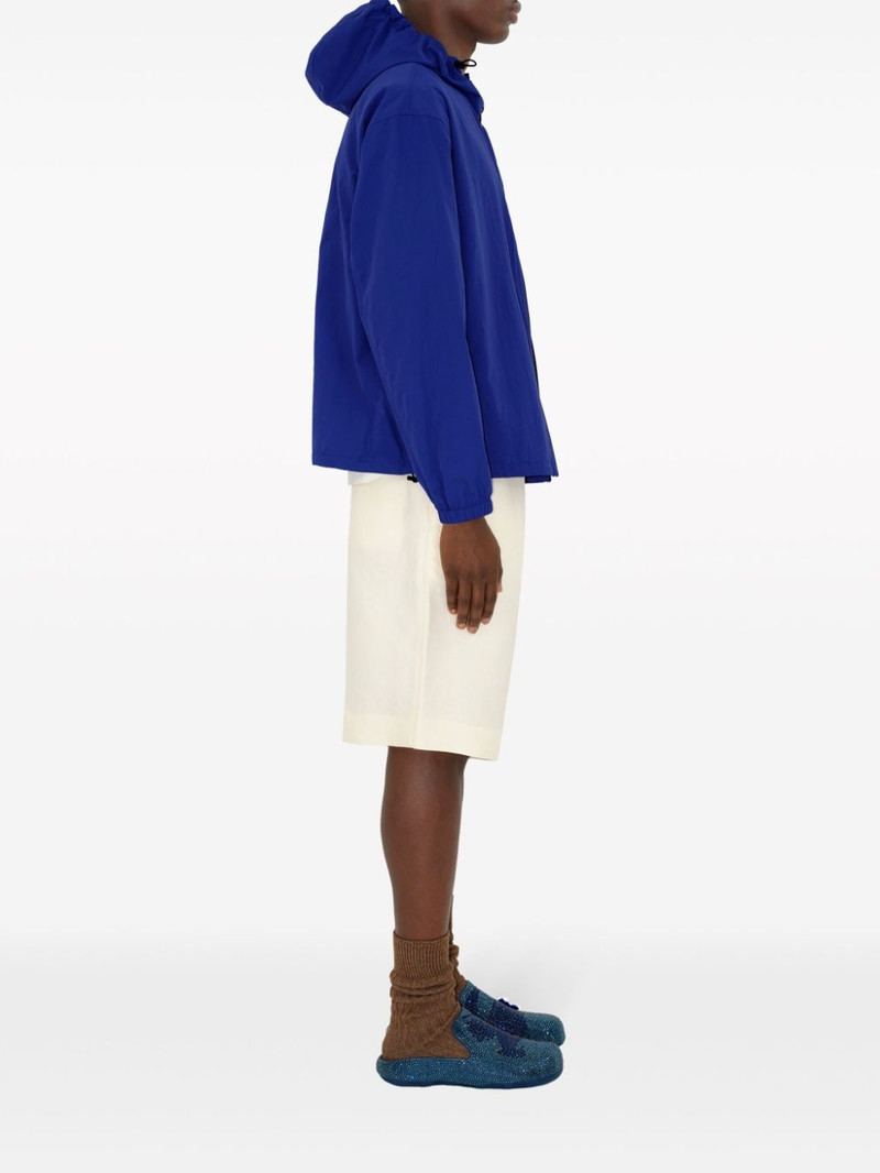 Equestrian Knight-appliquÃ© hooded jacket 3