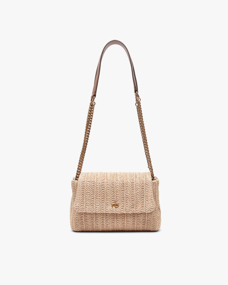 Chelsea Small Straw Flap Bag 1