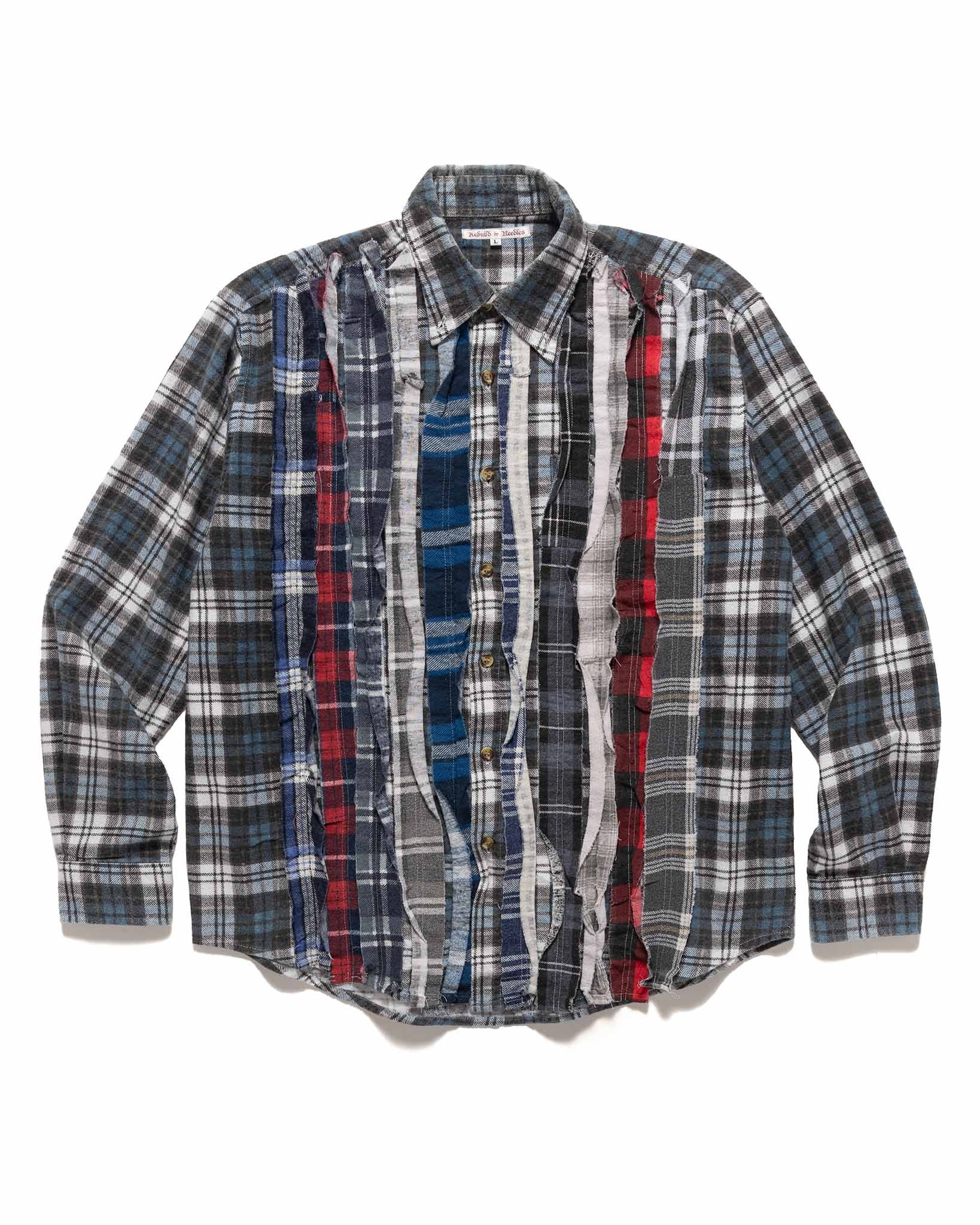 Rebuild by Needles Flannel Shirt -> Ribbon Shirt Assorted - 1